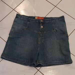 4/$40 Faded Denim Blue Shorts - Size 21/22